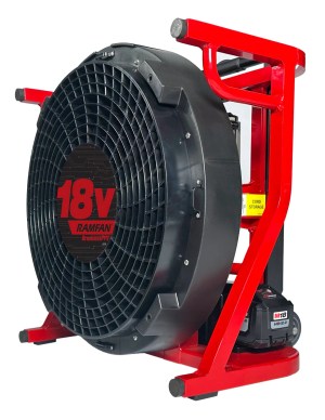 RAMFAN EX50Li 18V BrushlessPPV Fan, Milwaukee M18 Compatible, with Light Kit (No Battery) - Image 2