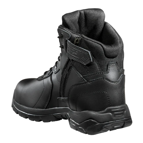 Black Diamond 6" Waterproof Tactical boot W/SideZip & Safety Toe