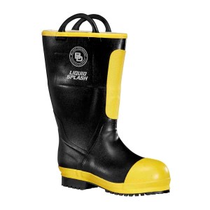 Black Diamond 16" Rubber Firefighter Boot - Image 1