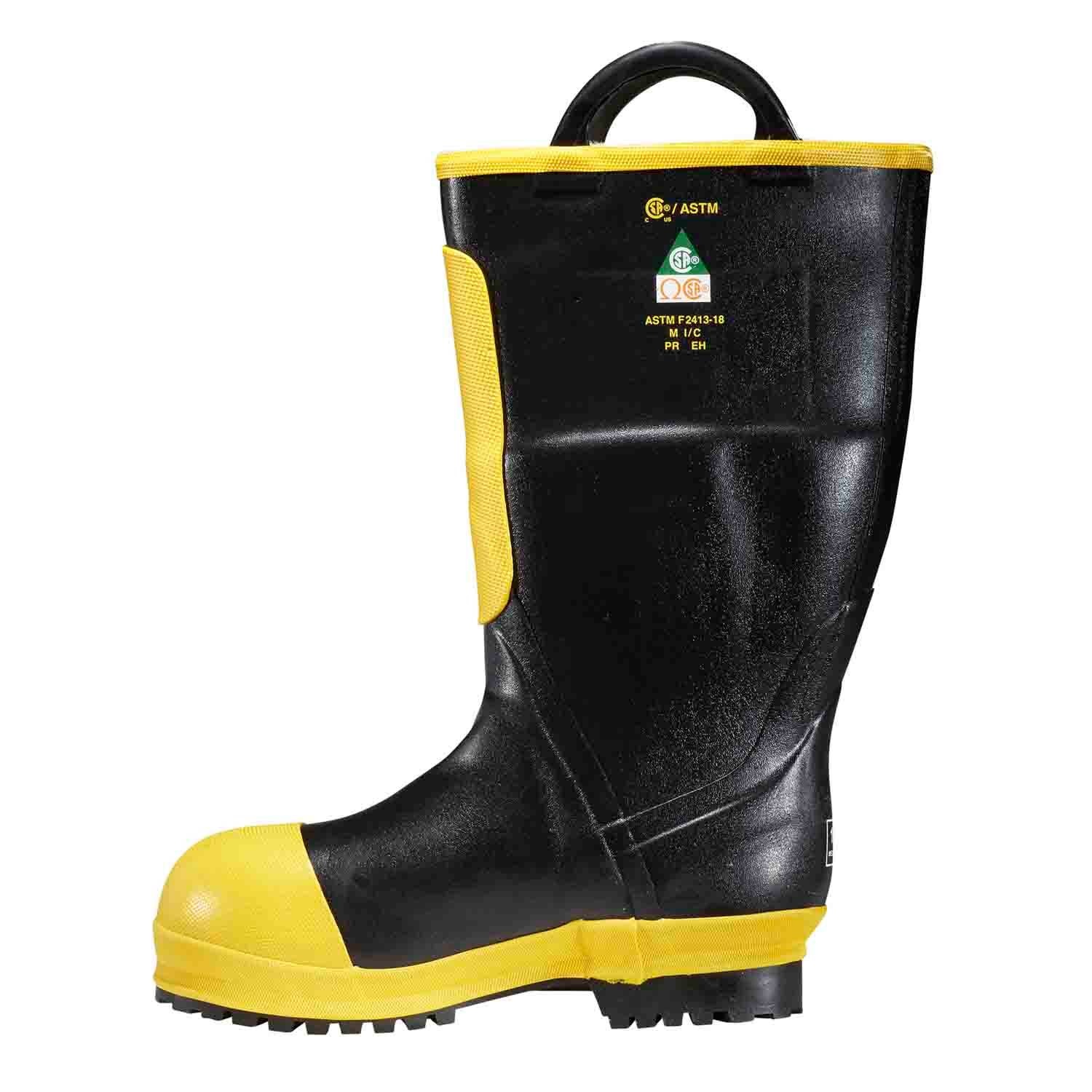 Black Diamond 16" Rubber Firefighter Boot - Image 6