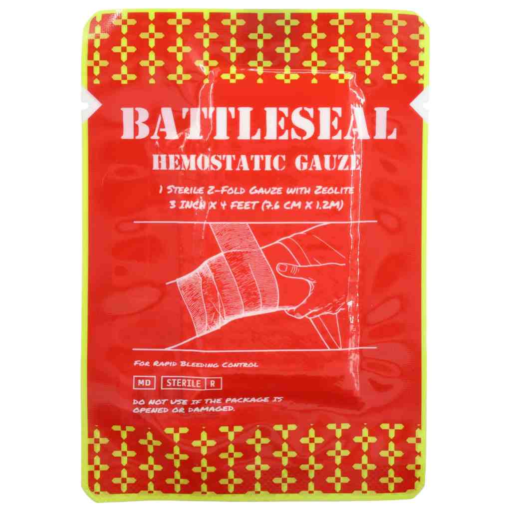 Lightning X BattleSeal 3" x 48" Hemostatic Gauze Dressing (LX-3X48HEMOSTAT)