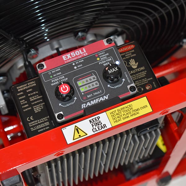 RAMFAN EX50Li 40V BrushlessPPV Battery Fan (No Battery)
