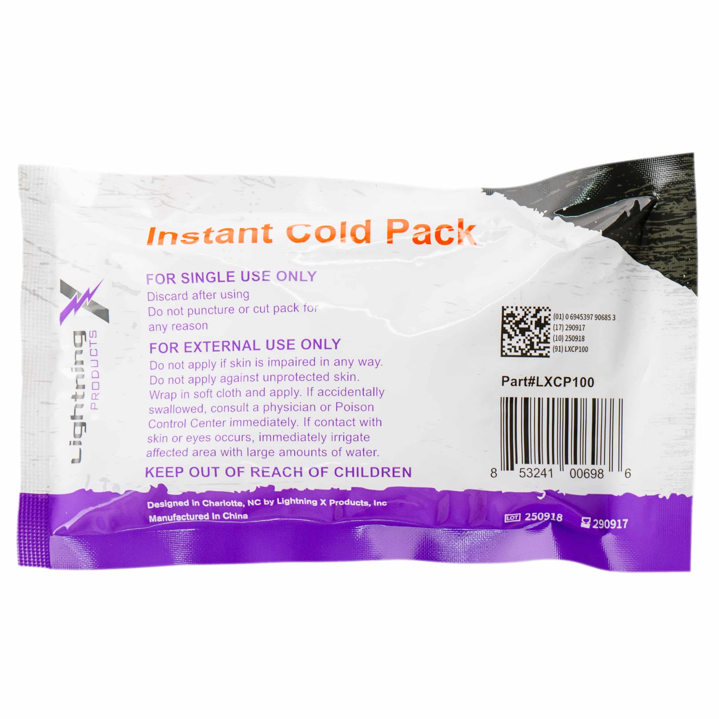 Lightning X Instant Disposable Cold Pack for First Aid (LXCP1X20) - Image 2