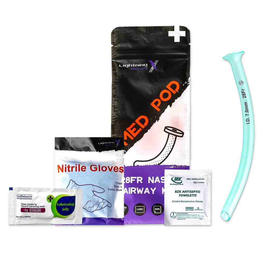 Lightning X Nasal Airway Kit / Single / Size 28FR (LX-NPA28)