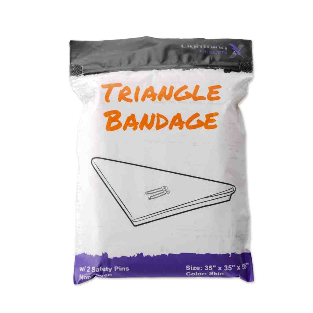 Lightning X Triangular Sling Bandage / Safety Pins (LXTRI20)