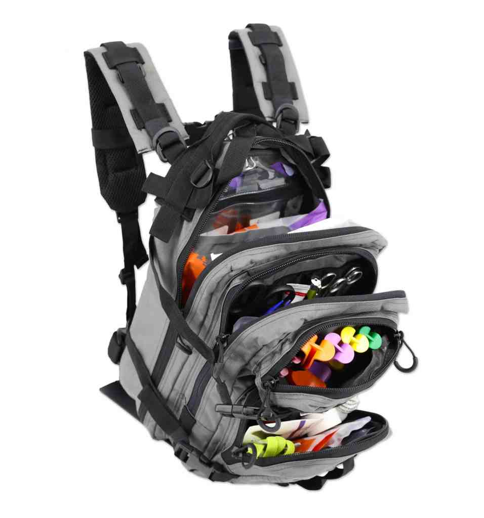 Lightning X Tactical Assault Backpack w/ Trauma & Bleeding Fill Kit (PB89-SKM)