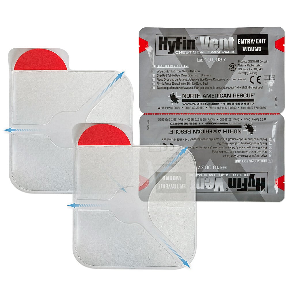 Lightning X Hyfin Vent Chest Seal Twin Pack (NAR100037)