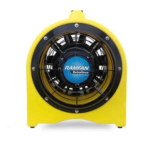 RAMFAN UB20 8 in Confined Space Blower with 15 ft Duct Canister