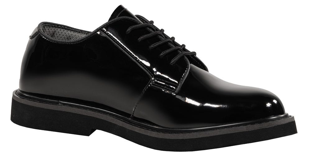 Propper Uniform Dress Patent Oxford, Black