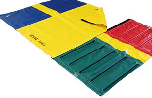 Husky emergency staging mat for air packs and rescue tools