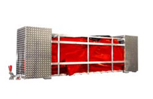 Husky portable folding frame tank rack