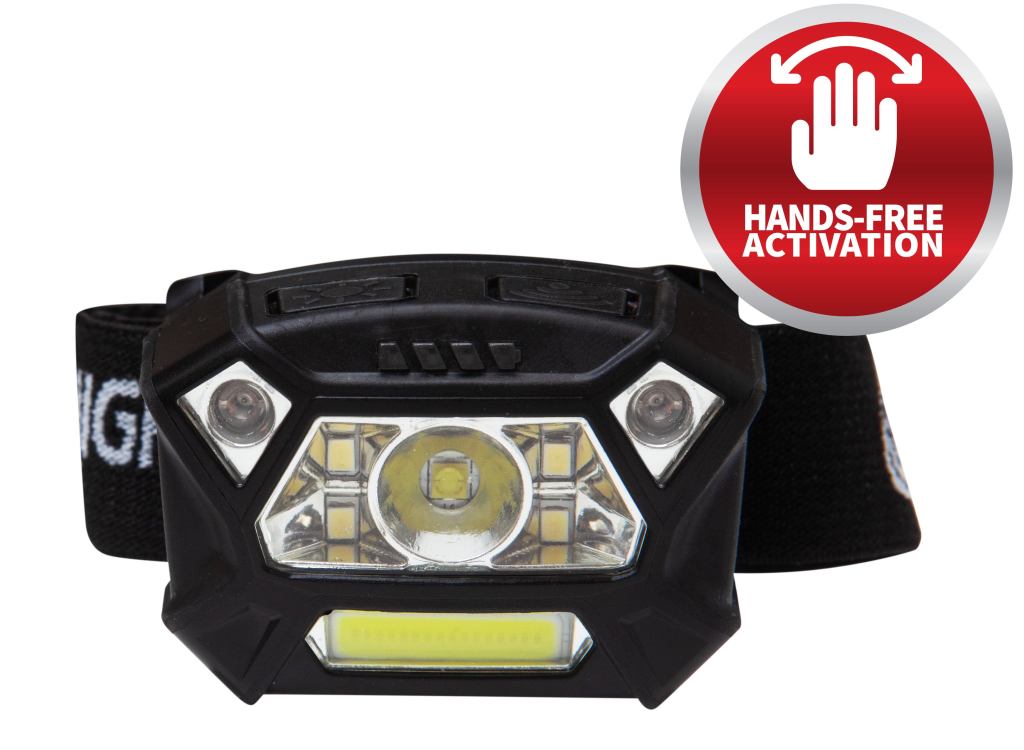 Nightstick NSP-4400B dual-light headlamp with motion sensing